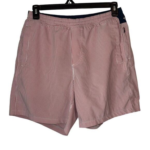 Birddogs Athletic Lined 7” Men’s Shorts Size XL Red and White Striped - Picture 3 of 12